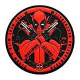 Deadpool Maximum Effort Morale Hook Patch (3.0 X 3.0-3D PVC Rubber)