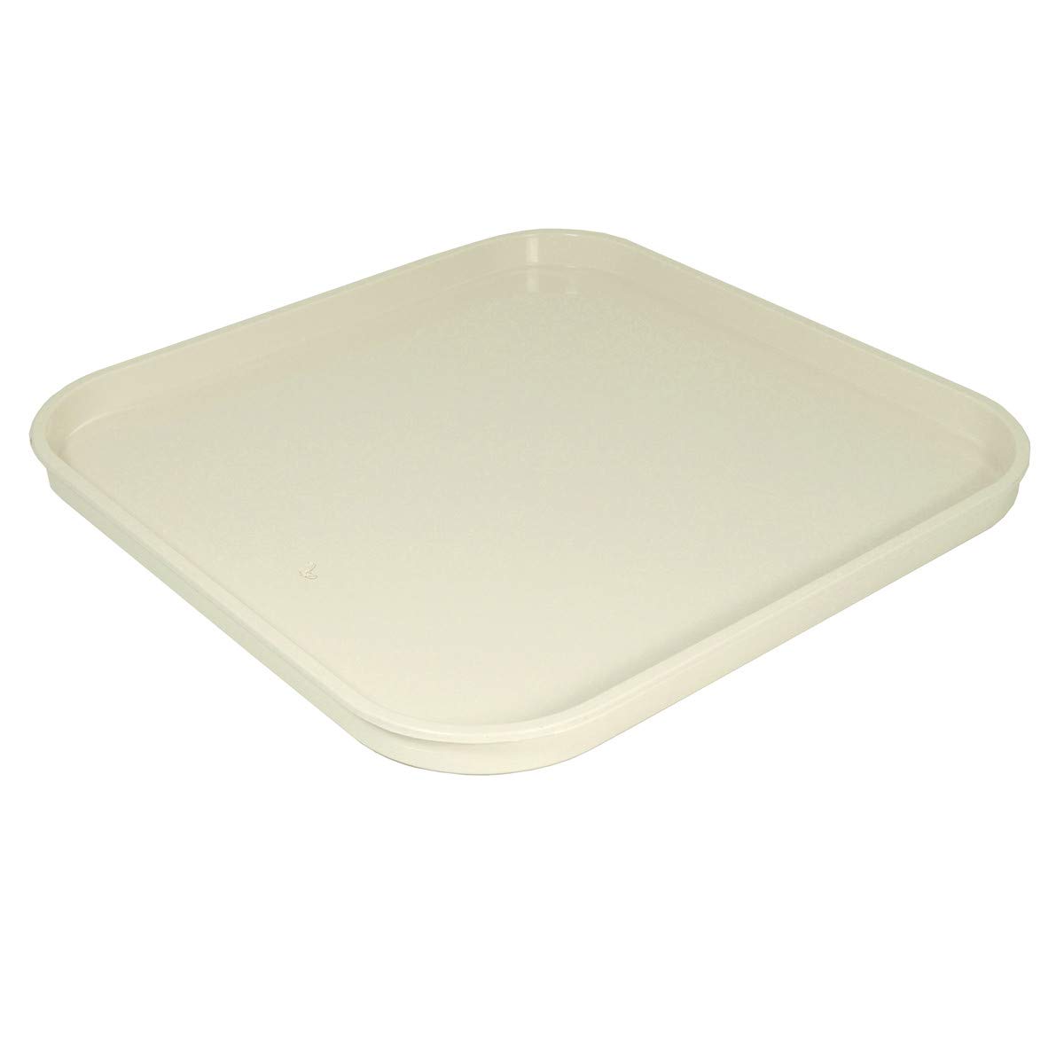 Kartell Componibili Modular Element angular 497203 Termination Plate Opaque Abs 38 x 2.2 x 38 cm White