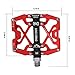 MZYRH Mountain Bike Pedals, Ultra Strong Colorful CNC Machined 9/16
