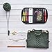 CO-Z Ergonomic Multicolor Aluminum Crochet Hooks Multi-Size Hooks Set with Accessories and Storage Case, Rubber Handle Hooks Perfect for Any Weave Patterns & Yarns Smooth Knits