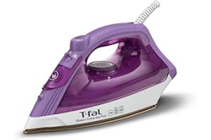 T-fal Steam Essential Plus Ceramic Soleplate Steam Iron for Clothes Eco-Friendly with Steam Trigger 1200 Watts Ironing, Progr