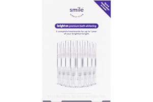 SmileDirectClub Teeth Whitening Kit - 8 1.4ml Gel Pens - Professional Strength Hydrogen Peroxide - Pain Free and Enamel Safe - Up to 9 Shades Whiter in 1 Week