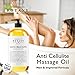 Brooklyn Botany - Anti Cellulite Treatment Massage Oil - 100% Natural Ingredients - Penetrates Skin 6X Deeper Than Cellulite Cream - Targets Unwanted Fat Tissues & Improves Skin Firmness - 8.8 OZ