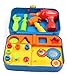 Kidoozie Cool Tools Activity Set - Pretend Play, Shape Sorting, and Fine Motor Activities with Fun Sounds - 18+ Months