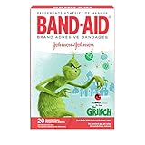 Band-aid Brand Adhesive Bandages, Dr. Seuss The Grinch, Assorted Sizes, 20 Count