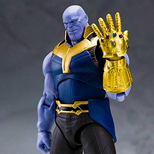 GOODKSSOP Joint Flexible Movable Infinity War Super Hero Thanos Classic Character Action Figure Model Toy Xmas Gift - Thumbnail 6