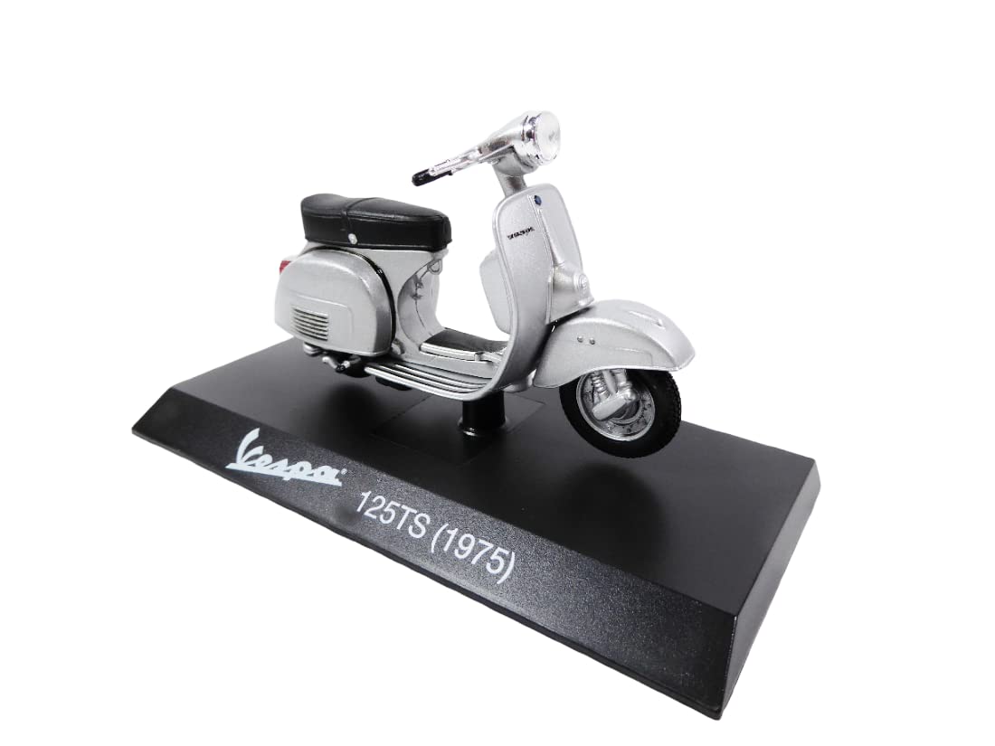 OPO 10 - Collectible miniature scooter 1/18 compatible with Piaggio Vespa 125TS gray - 1975 - Ves0019