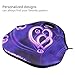icolor Fashional Purple Hearts Insulated Waterproof Carrying Lunch Tote Bag Cooler Box Neoprene lunchbox Container Soft Case Handbag Travel Outdoor Thermal bag YLB-049