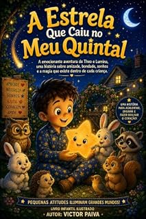Livro A Estrela Que Caiu no Meu Quintal: A emocionante aventura de Theo e Lumina, uma história sobre amizade, bondade, sonhos e a magia que existe dentro de cada criança.