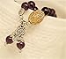 Natural Amethyst Beads Bracelet, 8mm Purple Stone Stretchy Bracelets for Women Chakra Jewelry Good Luck Mala Necklace Thanksgiving Gift Unisex