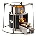Affirm Global IT117469B-Black Wood Burning EZY Stove, Black