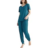 Latuza Women's Viscose Jogger Pants Lounge Pajamas Set
