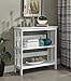 Convenience Concepts Mission 3-Tier Bookcase, White