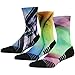 HUSO Unisex Fashion Digital Printing Sports Crew Hiking Socks 3, 4, 7 Pairs