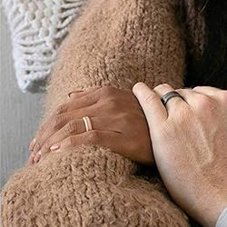 Enso Rings Thin Contour Silicone Ring – Stackable