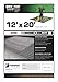 12' x 20' Foremost Tarp 11220 Brown/Green Dry Top Brown/Green 7-Mil Full Size Reversible Tarp
