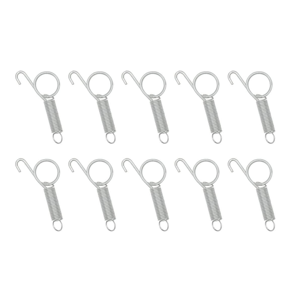 Photo 1 of 10 Pack Rabbit Cages Door Metal Finger Spring Latch Hook Multi-Functional Pet Cages Door Spring Latch for Fixing Small Animal, Rabbit, Dog, Cat, Parrot, Guinea Pig,Squirrel, Pet Cage Door
