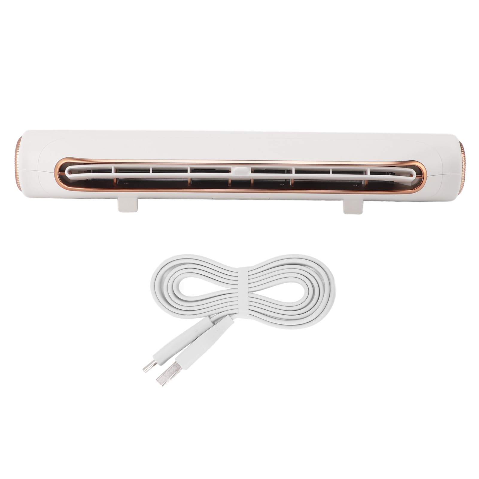 DAUZ Monitor Clip On Fan, Clip On Computer Fan Brushless for Desktop (White), DAUZi6k9f87qms-12