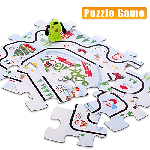 Kidswon Drawbot Inductive Robot Follow Black Line Educational Toys 