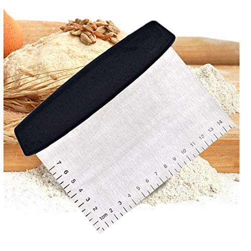 Stainless Steel Metal Griddle Scraper Chopper, Quick & Easy Multi-use Dough Scraper, Dough Cutter & Pastry Scraper. Multifunctional kitchen appliances. by JSDOIN