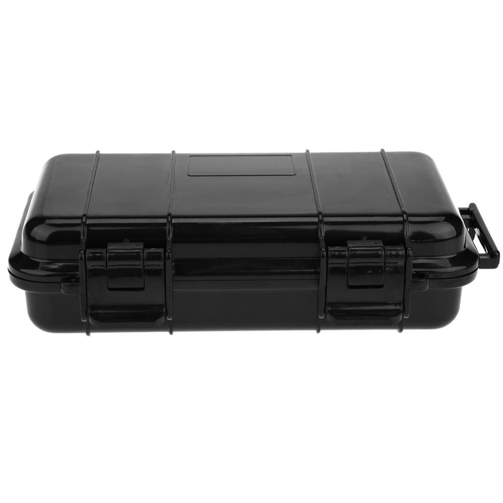 Zer one Waterproof Outdoor Storage Case ABS Storage Box Safety Equipment Case Carry Box For Outdoor Activity(190×120×52mm)