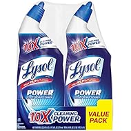 Lysol Power Toilet Bowl Cleaner, 24 Ounce (Pack of 2)