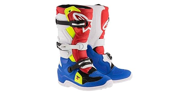 blue dirt bike boots