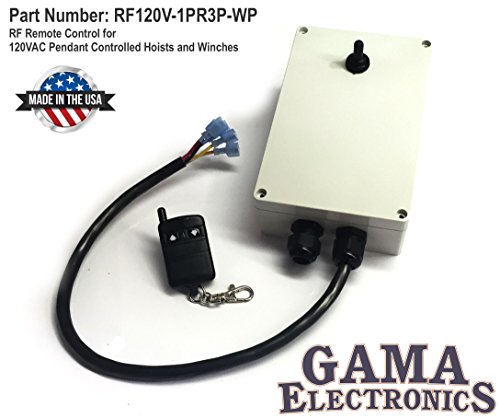 RF Remote Control for 120VAC Pendant Controlled Hoists and Winches