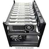 Hydra IV 10 GPU Frame Rack Mining Rig Case, Dual PSU Ready