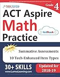 ACT Aspire Test Prep: 4th Grade Math Practice Workbook and Full-length Online Assessments: ACT Aspire Study Guide