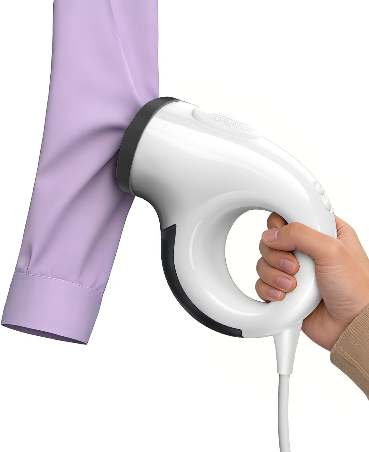 Photo 1 of STEAVOX Vacuum Steamer for Clothes – Handheld Clothes Steamer with 2800Pa Suction & 25s Heat-Up – No-Drip Garment Steamers – Suction Steam Iron Alternative – Compact Steam Travel Iron with Base & Bag