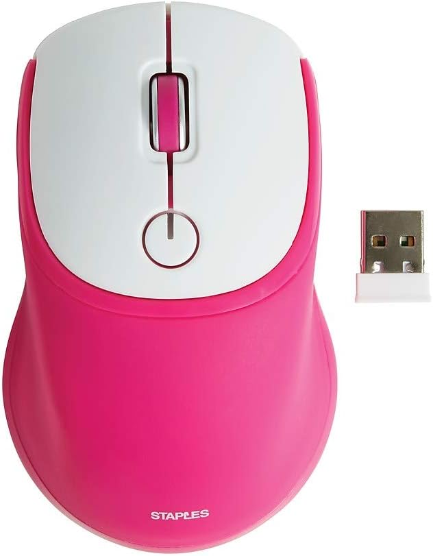 STAPLES 24297774 Wireless Optical Gel Mouse Pink Amazon.ca Electronics