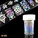 CHARMING MAY 8 roll Geometric Water Marble Holographic Starry Series Nail Foil Flower Dream Catcher Holo Christmas Transfer Sticker 98cm