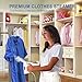 Steamer for Clothes Handheld Clothes Steamer Fast Heat-up Wrinkle Remover Clothes Garment Fabric Steamer Remove Wrinkles Steam Soften Clean Sanitize Sterilize Perfect for Travel Home
