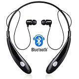 Redlink Wireless Bluetooth V4.1 Headphones Waterproof Noise Isolating In-Ear Earbuds with Microphone and Secure Ear Hooks