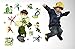 Fangeplus(TM) DIY Removable Kids Hero Ben 10 Art Mural Vinyl Waterproof Wall Stickers Kids Room Decor Nursery Decal Sticker Wallpaper 27.5''x19.6''