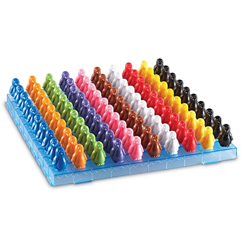 Learning Resources Penguins On Ice Math Activity Set, 110 Pieces