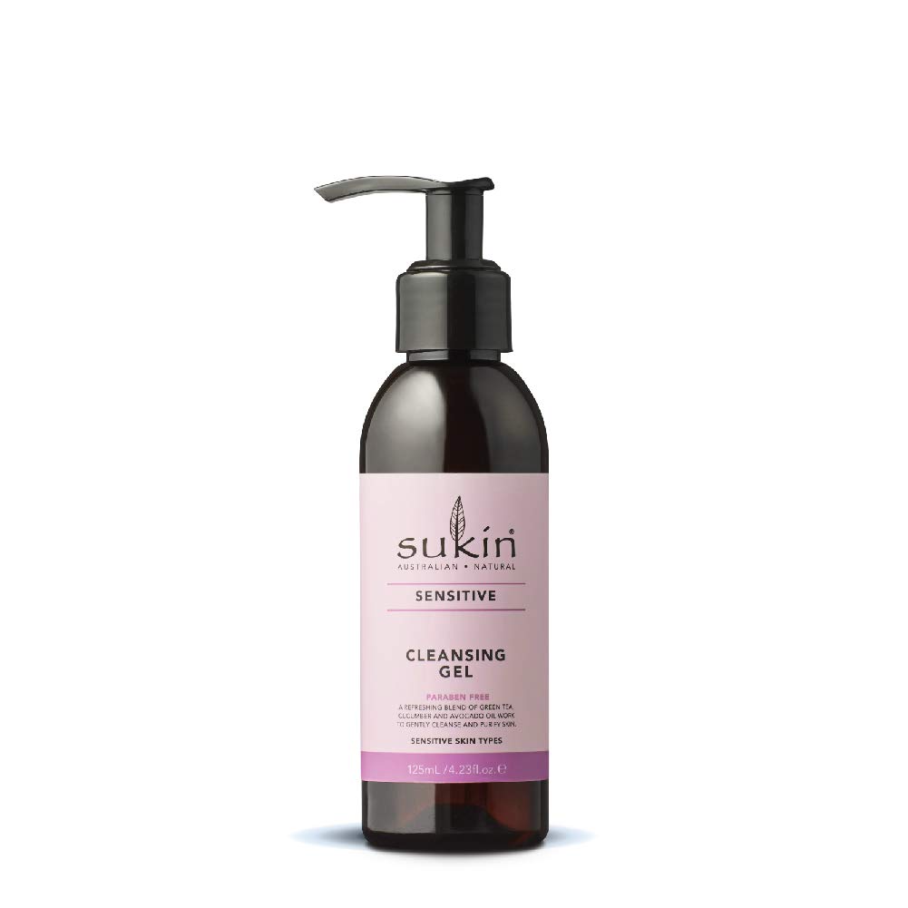 Sukin Sensitive Skin Cleansing Gel, 4.23 Ounces