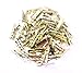 Yueton 50pcs Mini Plastic Clothespins Clip, Clothesline Utility Clips (Golden)