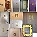 Peephole Frame, Like Monica's Door Frame,100% Handmade Yellow Door Frame What You Want and It's Great Present for a Fan (US-phole Frame-US)