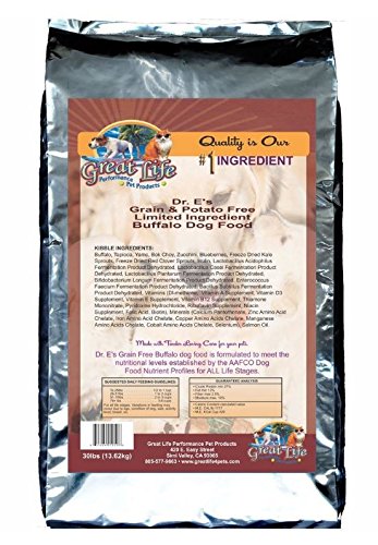 Great Life Dog Food Limited Ingredients Dog Food, Buffalo, 30-Pound