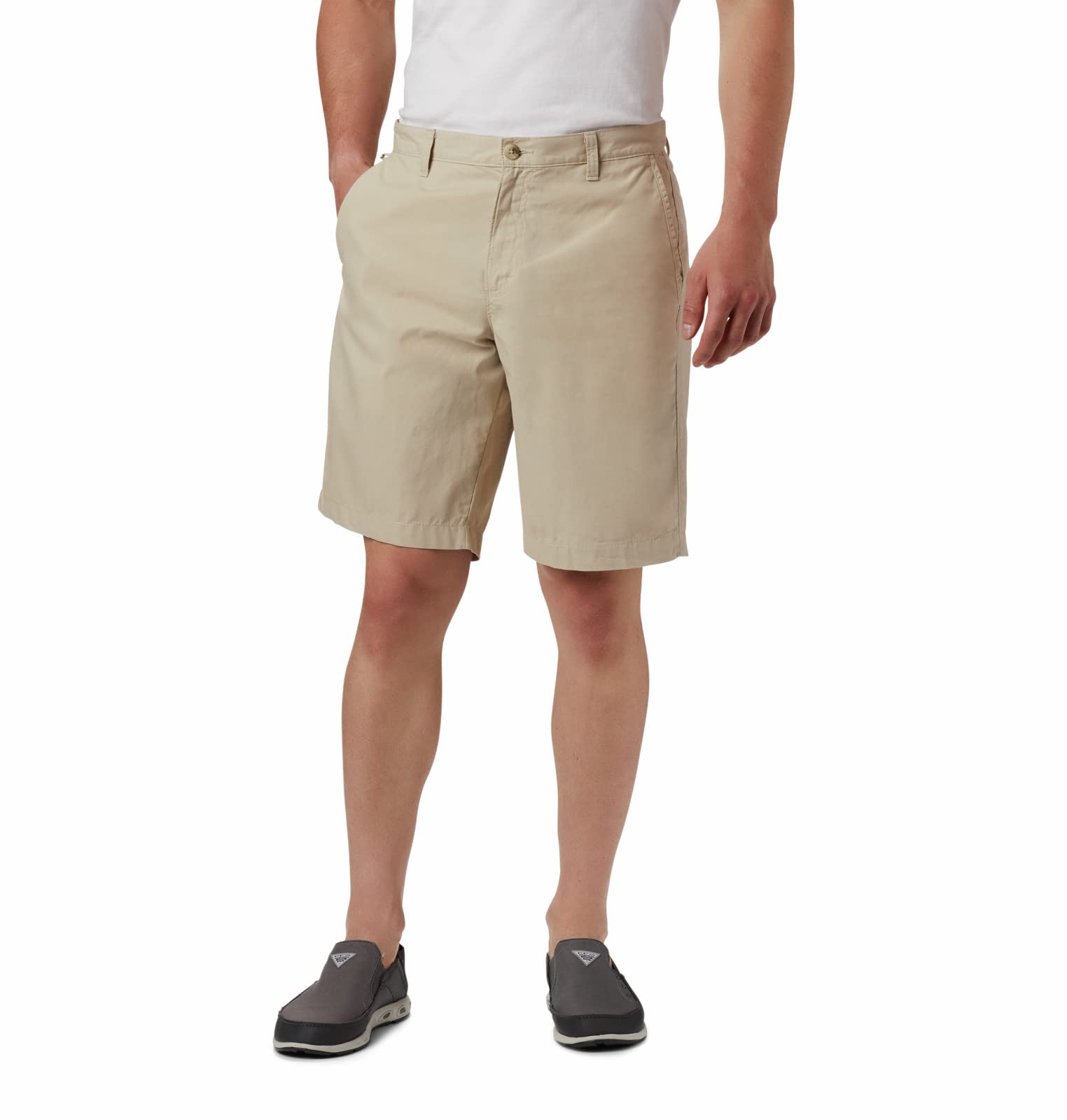 Columbia Pantalones Cortos Hombre - Triple Canyon - City Grey/Shark