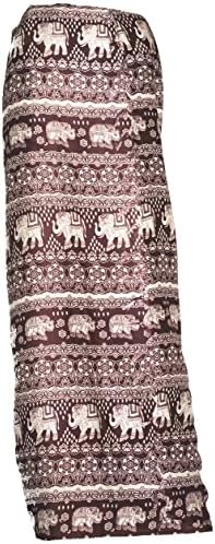 Happy Hawaiian Hut Womens Sarong Wrap Cover Up Pareo Beachwear Elephants Tassles