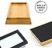 Knife Sharpening Stone 2-in-1 Grit 1000/6000 Waterstone | Best Whetstone Sharpener | Non-Slip Bamboo Base & Angle Guide