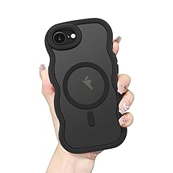 Pepmune for Phone 16e Case, Curly Wavy Frame Hard