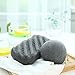 FRESHME 100% Nature Cleanning Charcoal Konjac Sponge - 2 Pack Bamboo Activated Carbon Puff Set Exfoliator Facial & Body Washing Tools for Women Eco-Friendly Material Fit for Dry Oil Sensitive Skin