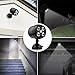 Woenergy Outdoor Motion Light, Motion Sensor Spotlight Wireless Battery Operated Weatherproof Wall Light,Lighting for Patio Garden Garage Pathway-8W 600 Lumens 4LED Security Lights (Black，2Pack)
