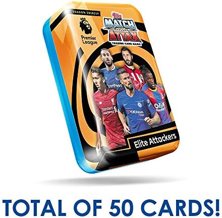 EPL 2018-19 Topps Match Attax Cards - Mega Tin (50 Cards, 15 Exclusive Cards + LE Gold) Look for Superstars Pogba, Kane, Salah, Ozil, Aguero & More!
