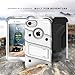 ZIZO Bolt Series iPhone 8 Case Military Grade Drop Tested with Tempered Glass Screen Protector, Holster iPhone 7 case White Gray