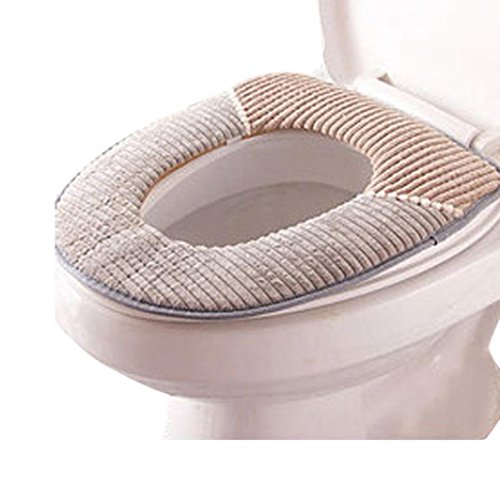 Toilet Seat Mat,by Vibola Washable Soft Warmer Mat Cover Pad Cushion (random Color) - Thumbnail 4
